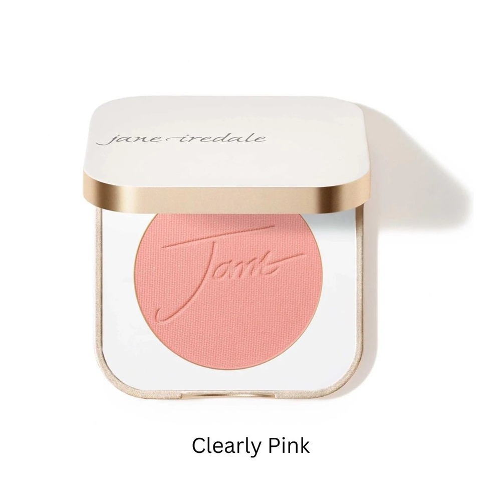 Jane Iredale PurePressed Blush Clearly Pink Cool NEW Discontinued Mineral Makeup